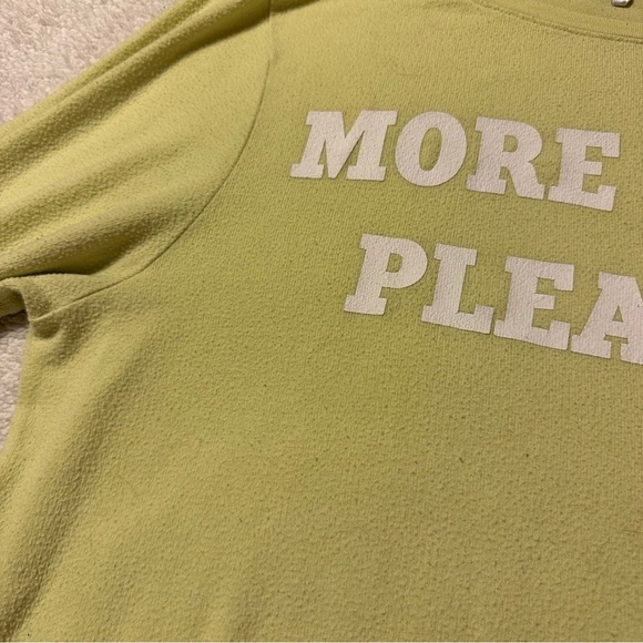 Wildfox More Sun Please Yellow Jumper Knit Sweatshirt - Picture 5 of 9